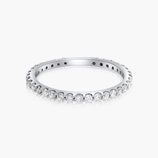 14K White Gold Dainty Stackable Band-R100240AWY0A-1