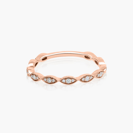 14K Rose Gold Stackable Ring - R24708MAE