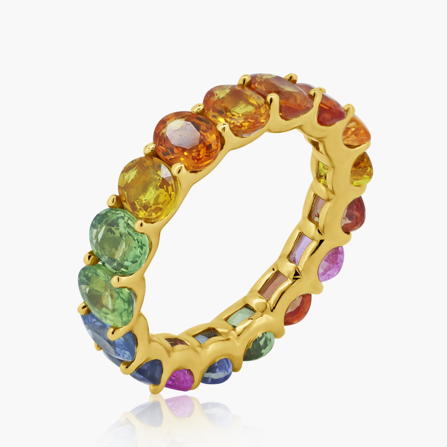 14K Yellow Gold Colored Gemstone Ring - R60549002