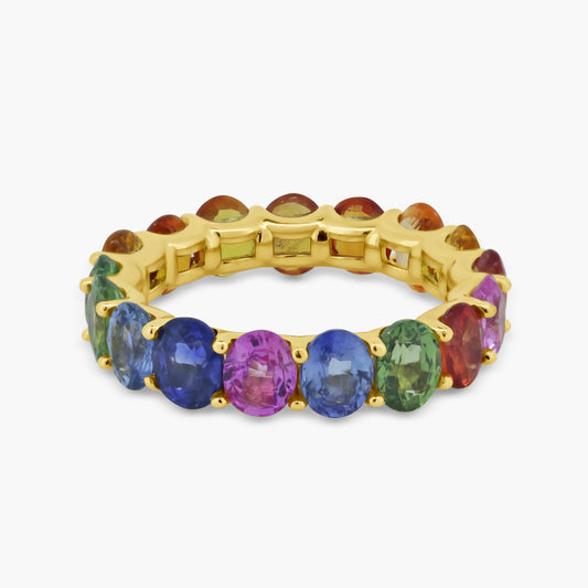 14K Yellow Gold Colored Gemstone Ring - R60549002